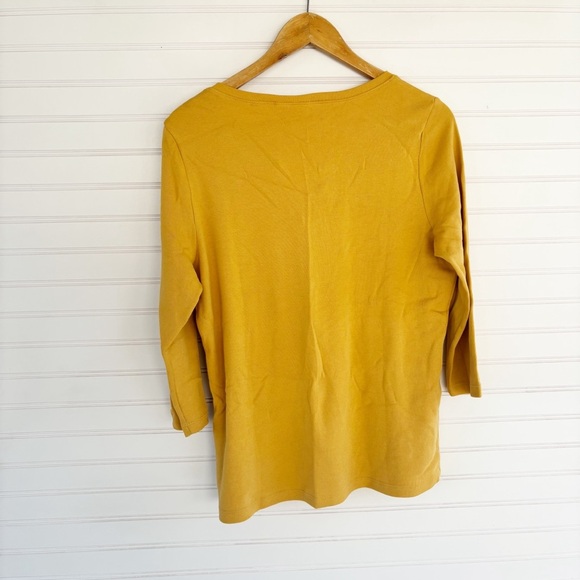 Karen Scott Yellow Blouse for Effortless Style - Picture 2 of 8